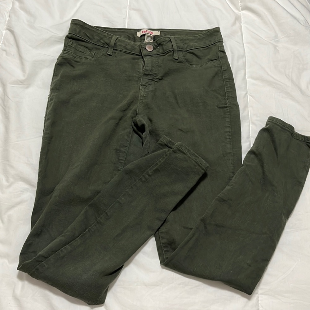Charlotte Russe green jeggings